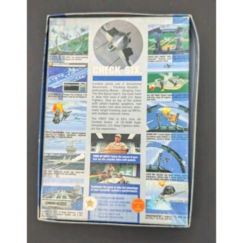 U.S. Navy Fighters PC Game in Original **RARE** Big Box